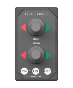 Side-Power Dual Joystick Thruster Control Panel Rectangular Grey Design