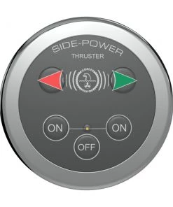 Side-Power Touch Control Thruster Panel Round Grey Design